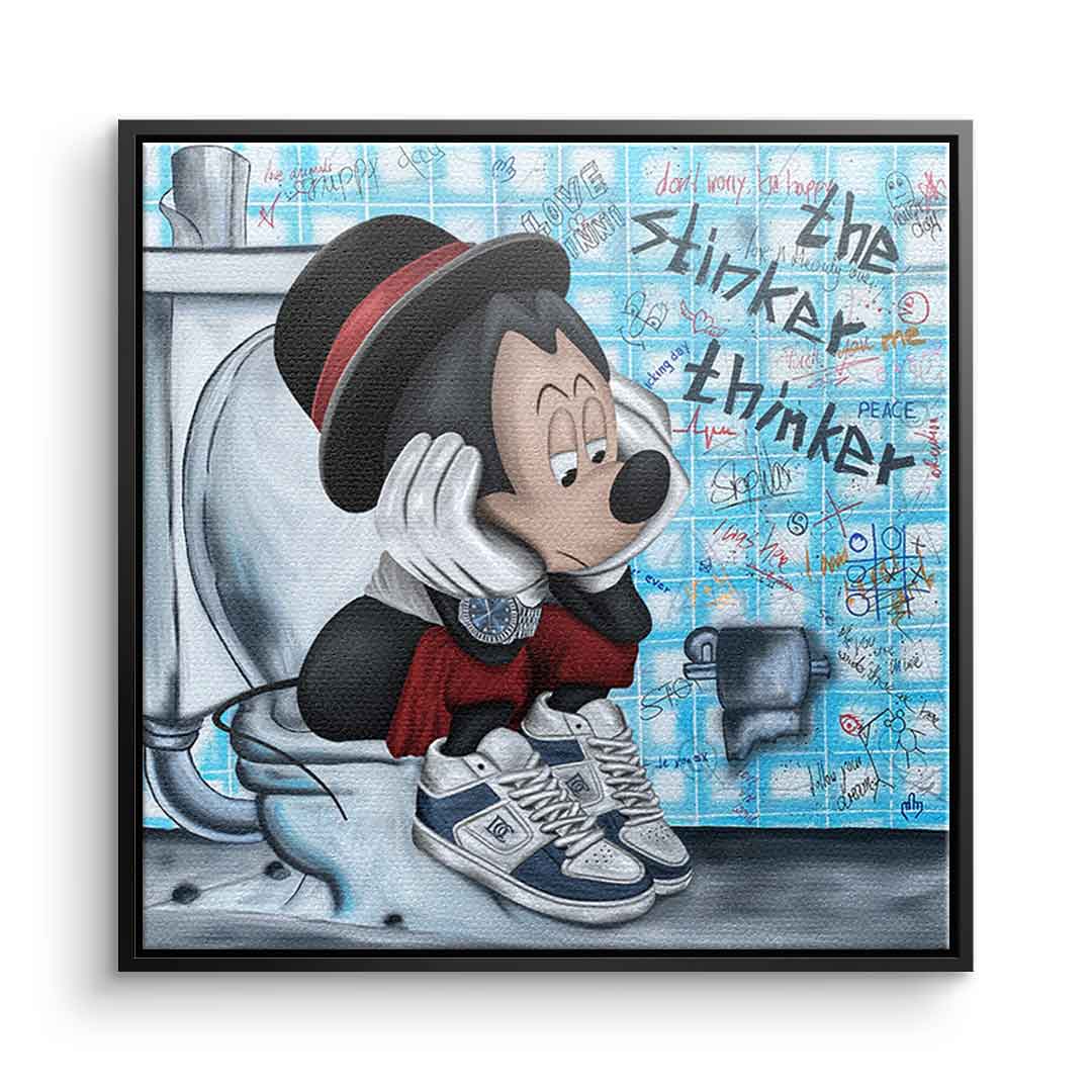 Premium Canvas Wall Art - The Stinker Thinker by Sabrina Seck, Ready to Hang, Handcrafted, UV-Resistant, Sustainable Materials 11