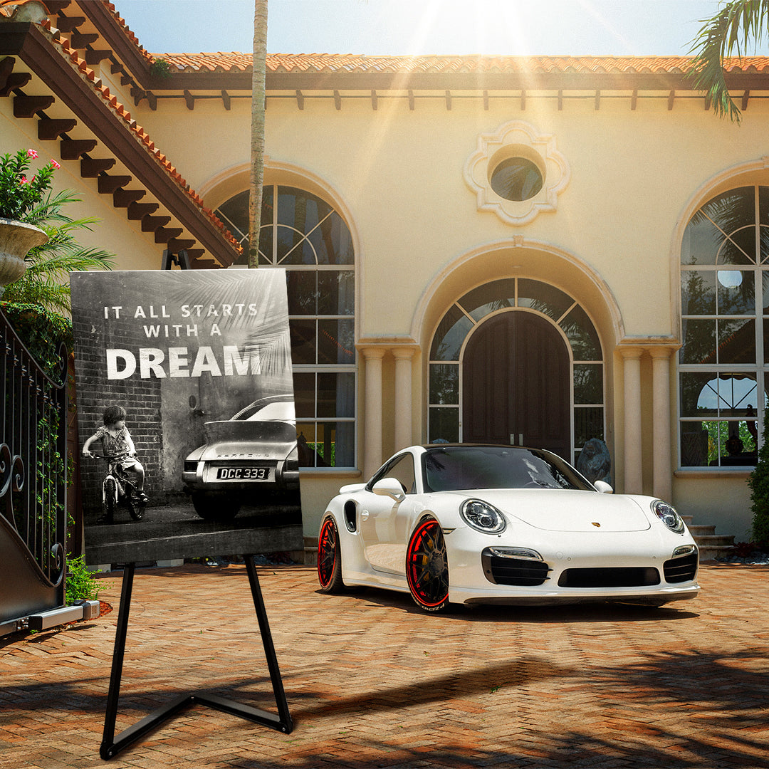 Premium Canvas Wall Art - 'It All Starts with a Dream' - Ready to Hang Eco-Friendly Canvas Print 2