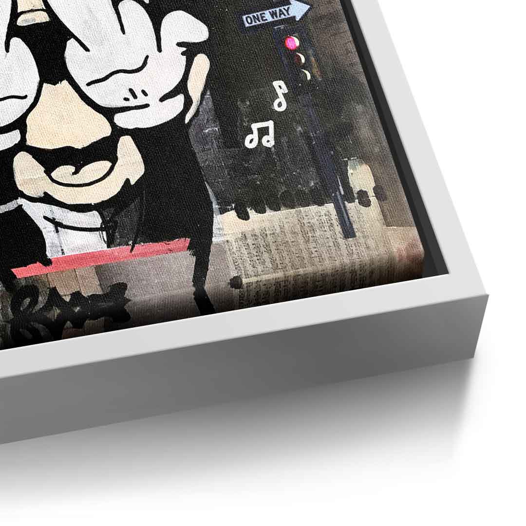 Premium Canvas Wall Art Less Hate by Stefan Bammert – Ready to Hang Artwork, UV-Resistant, Eco-Friendly Materials 8