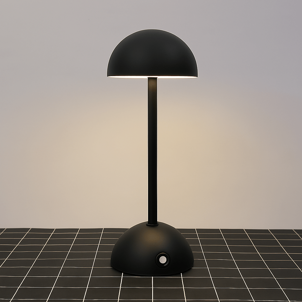 Rechargeable Dimmable Table Lamp with Touch Control and Chrome Finish – Portable Cordless LED Bedside or Desk Lamp 5