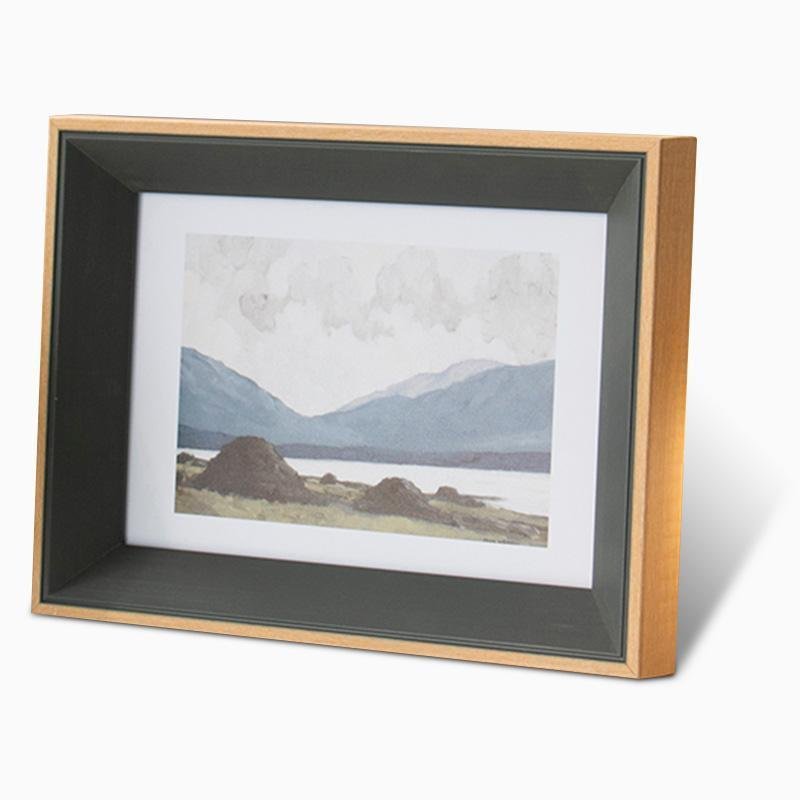 Rectangular Resin Picture Frame 10 x 15 cm in Yellow, Blue, and Beige – Modern Photo Frame for Home Decor 3