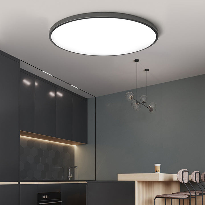Round LED Flush Mount Ceiling Light Fixture – Minimalist Design, Multiple Sizes, Energy Efficient Lighting for Home 1
