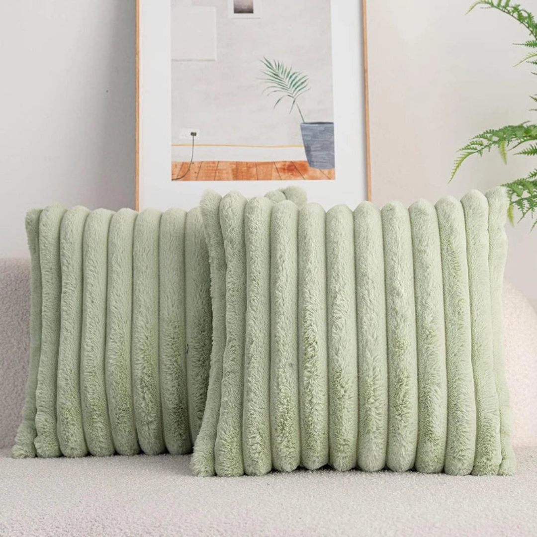 Soft Decorative Throw Pillow, Plush Cushion for Couch and Bed, 45x45 cm, Modern Accent for Stylish Interiors 1