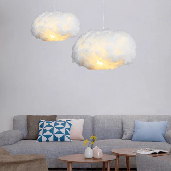 Soft LED Ceiling Light Fixture - Dreamy Cloud Lamp for Bedroom and Living Room Decor 2