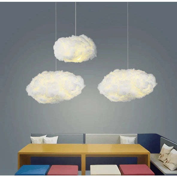 Soft LED Ceiling Light Fixture - Dreamy Cloud Lamp for Bedroom and Living Room Decor 3