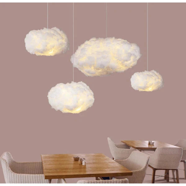 Soft LED Ceiling Light Fixture - Dreamy Cloud Lamp for Bedroom and Living Room Decor 4