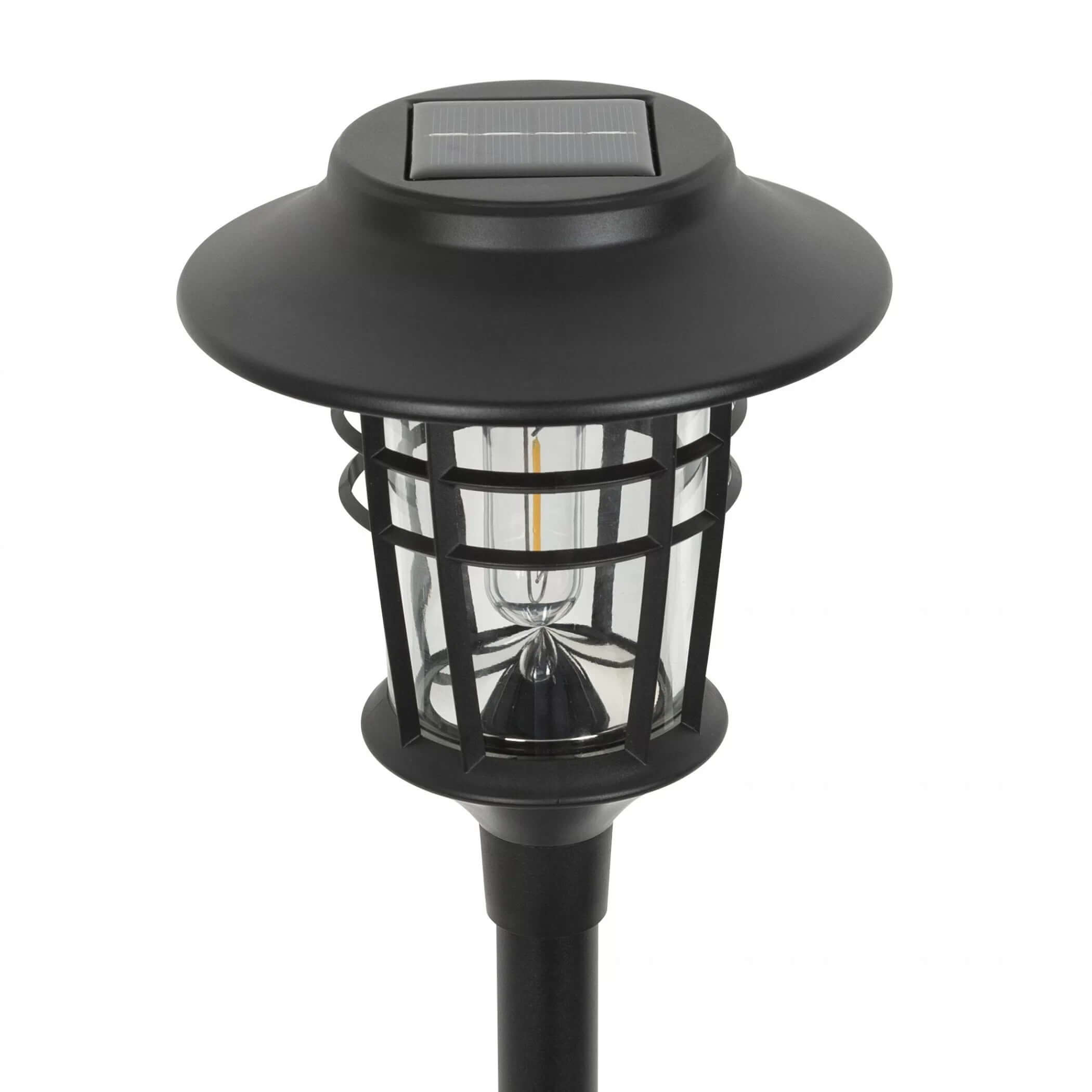 Solar Garden Lights - 6-Pack Outdoor Torch Lamps, 10 Lumens, Durable Aluminum & Plastic, 59cm H for Pathways and Patios 7