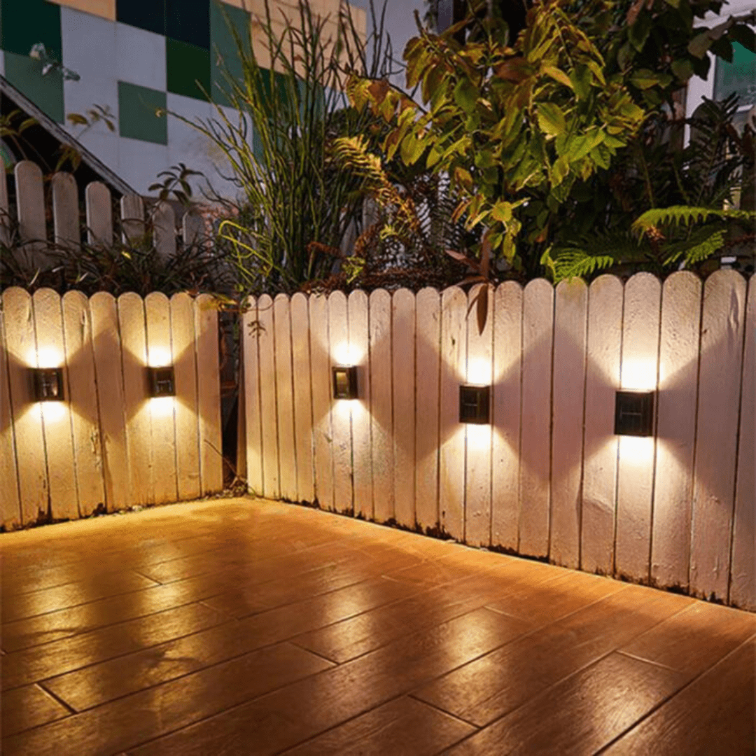 Solar Garden Lights – Wireless LED Outdoor Lights with Automatic Light Sensor, Warm White Illumination for Garden and Patio 1