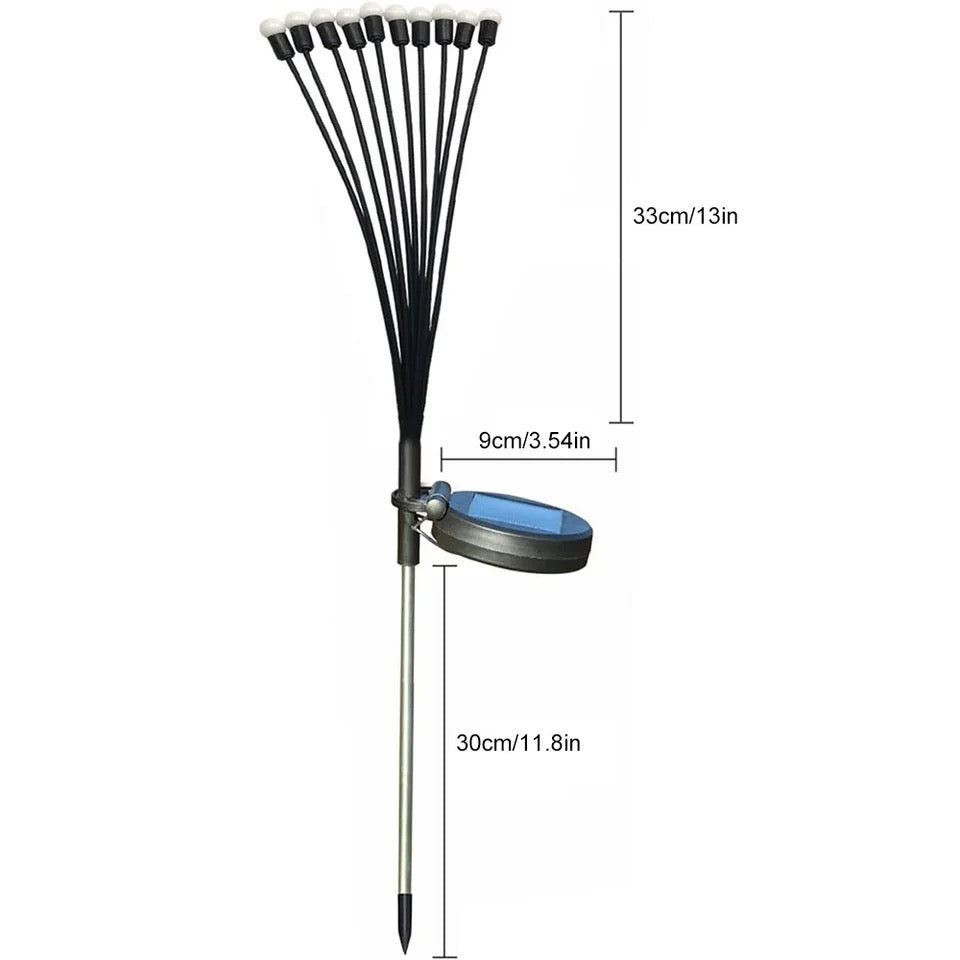 Solar Garden Lights with Enchanting Firefly Design – Outdoor LED Lights for Patios, Pathways, and Balconies 3