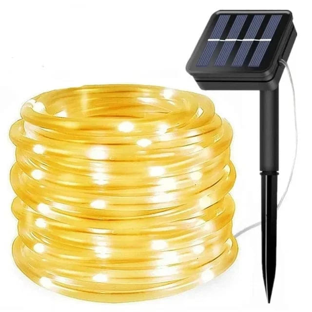 Solar LED Rope Lights, 300 LEDs, 8 Lighting Modes, Waterproof Outdoor Christmas Lights for Garden and Patio Decor 11