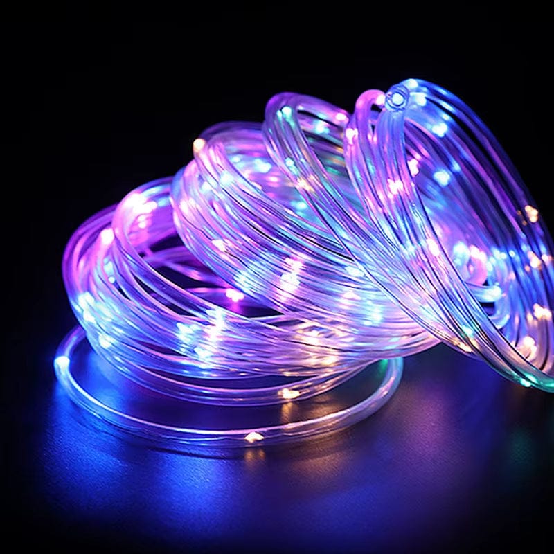 Solar LED Rope Lights, 300 LEDs, 8 Lighting Modes, Waterproof Outdoor Christmas Lights for Garden and Patio Decor 5