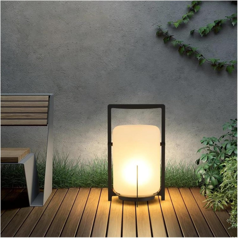 Solar Outdoor Lamp - Weather-Resistant Solar Garden Light with Warm White Glow for Patios and Pathways 6