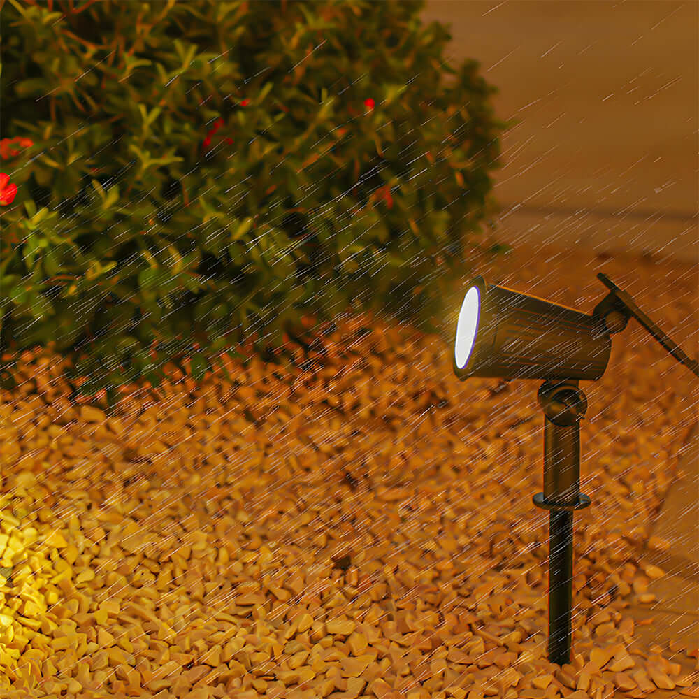 Solar Powered Outdoor Floor Light – Modern Black Design, 30.5CM Height, Weather Resistant Solar Garden Lights for Pathways and Patios 3