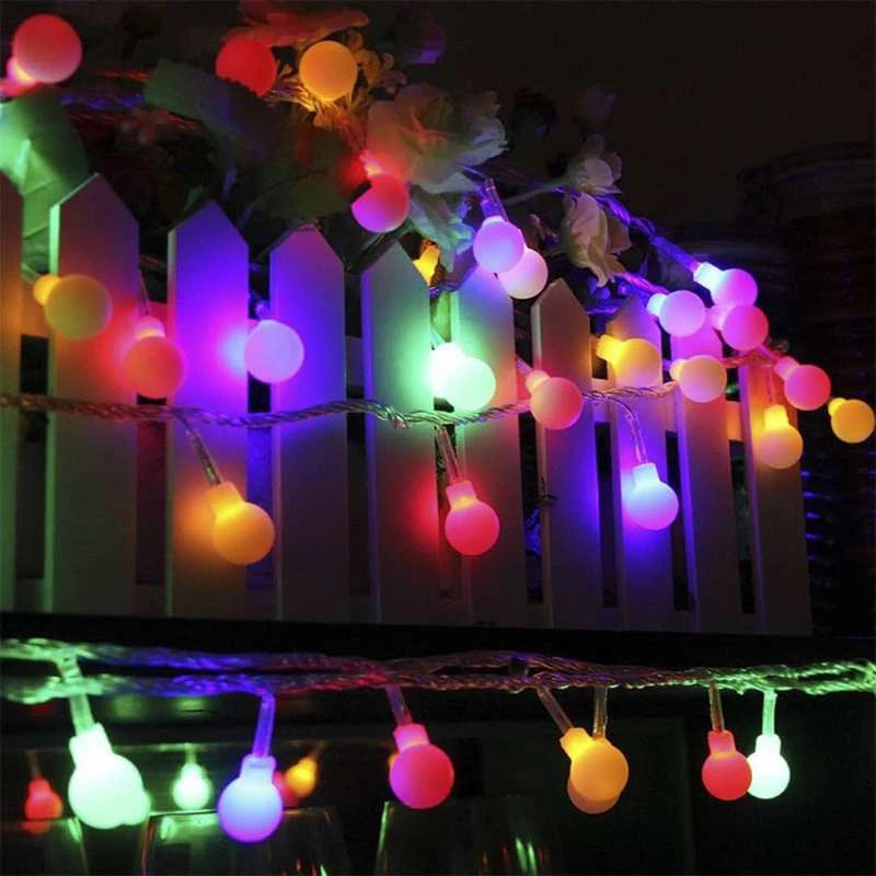 Solar Powered Outdoor String Lights – Colorful LED Fairy Lights with Weatherproof Design for Gardens and Parties 5