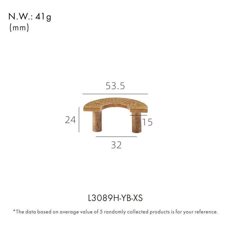 Solid Brass Aztec Pull Handle with Hammered Pattern – Elegant Kitchen Cabinet and Drawer Handle for Modern Interiors 10