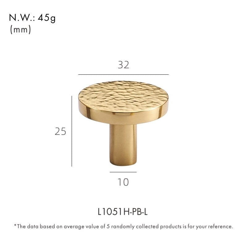 Solid Brass Aztec Pull Handle with Hammered Pattern – Elegant Kitchen Cabinet and Drawer Handle for Modern Interiors 11