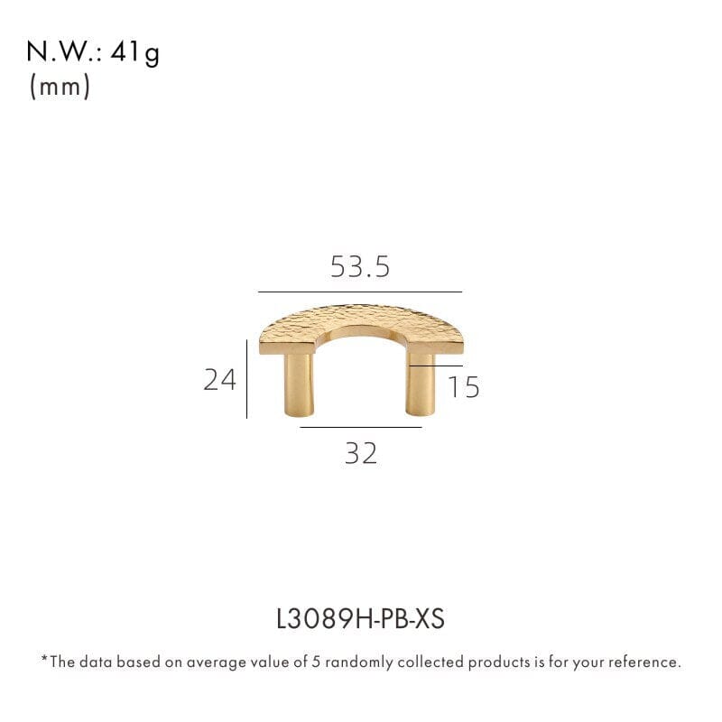 Solid Brass Aztec Pull Handle with Hammered Pattern – Elegant Kitchen Cabinet and Drawer Handle for Modern Interiors 13