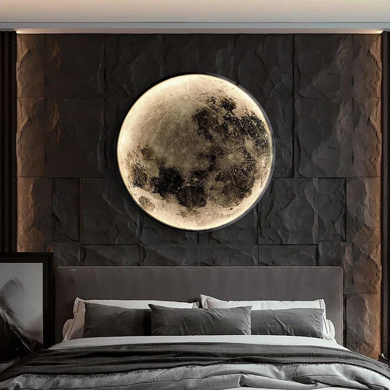 Soothing Moonlight Lamp with Realistic Surface – Relaxing LED Night Light for Bedrooms and Living Rooms 0