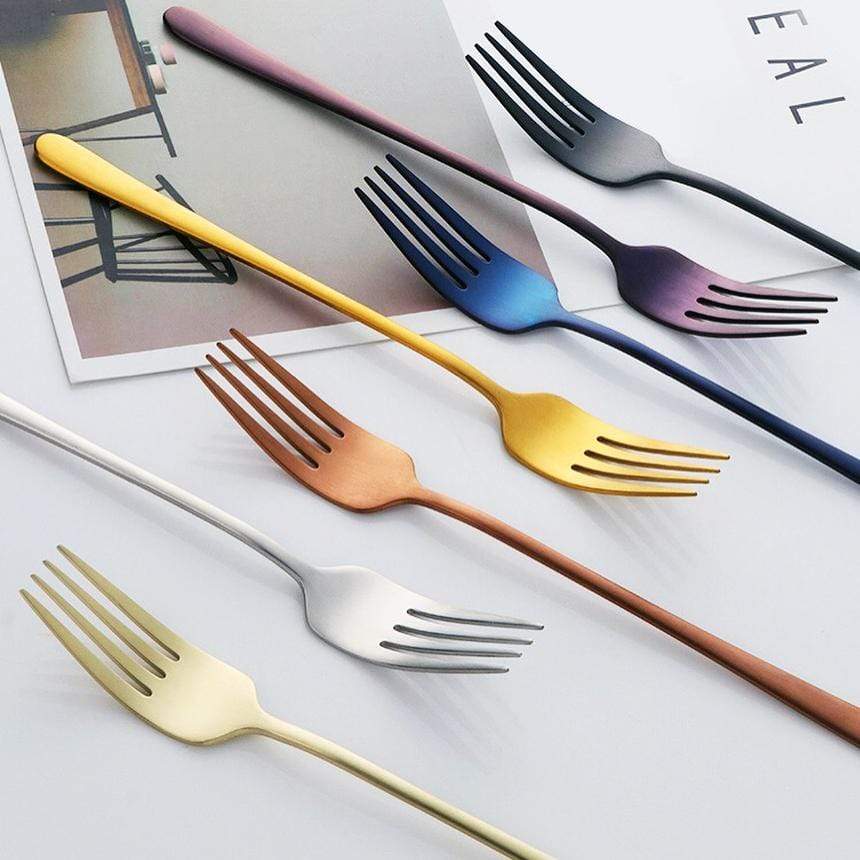 Stainless Steel Dining Fork with Modern Design – Durable, Rust-Resistant Utensil for Formal and Casual Dining