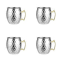 4 Pieces Diamond Silver