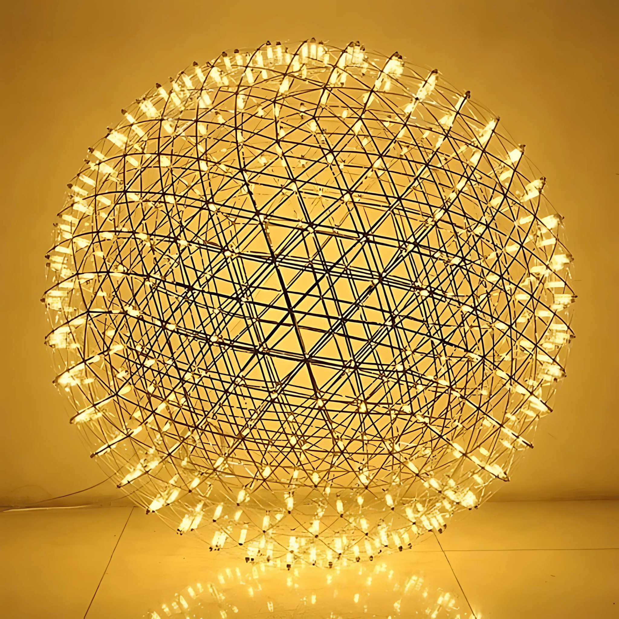 Starburst Pendant Light in Chrome or Gold Finish – Modern Ceiling Light Fixture for Kitchen and Home Decor 6