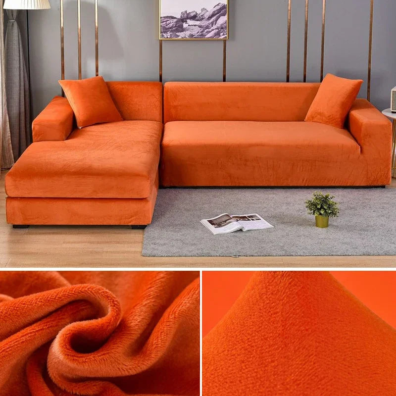 Stretch-Fit Machine-Washable Pet Sofa Cover
