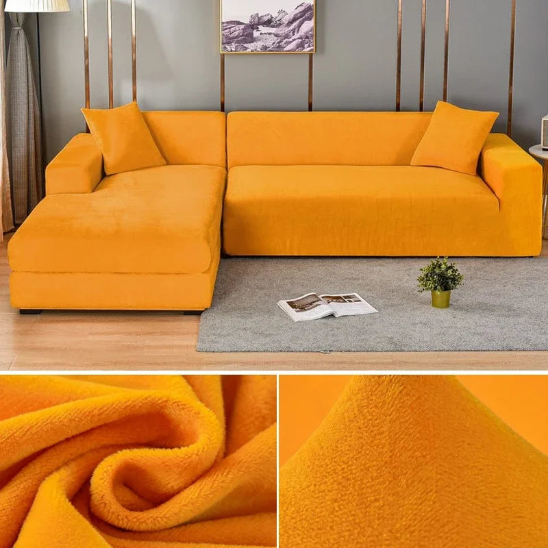 Stretch-Fit Machine-Washable Pet Sofa Cover