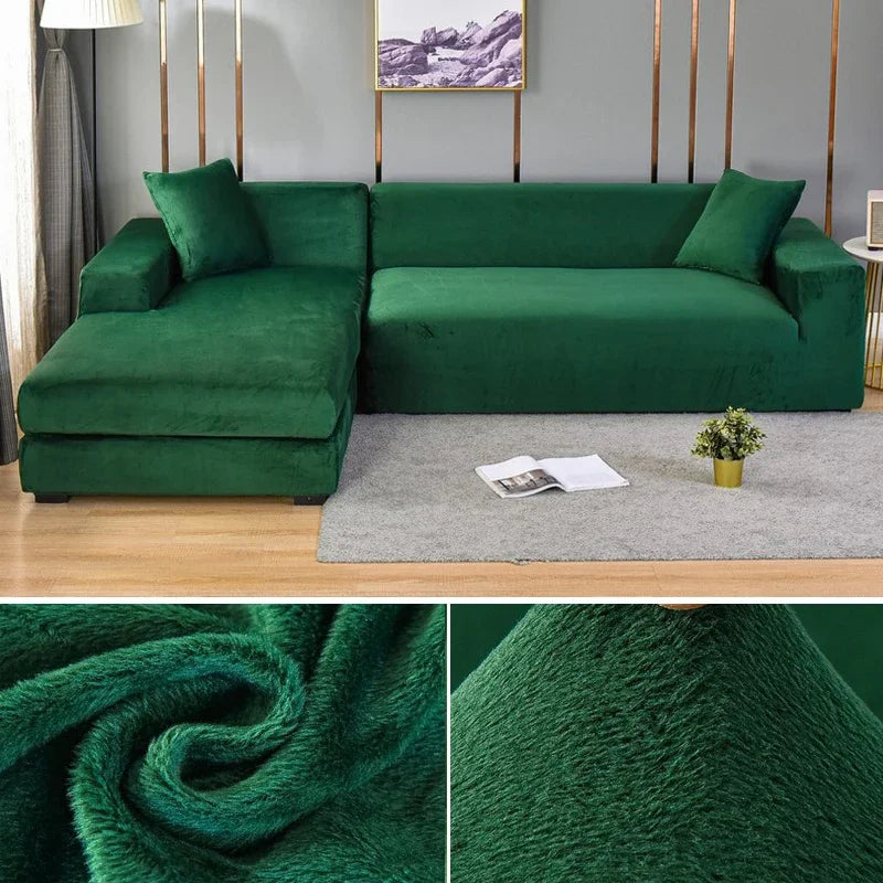 Stretch-Fit Machine-Washable Pet Sofa Cover