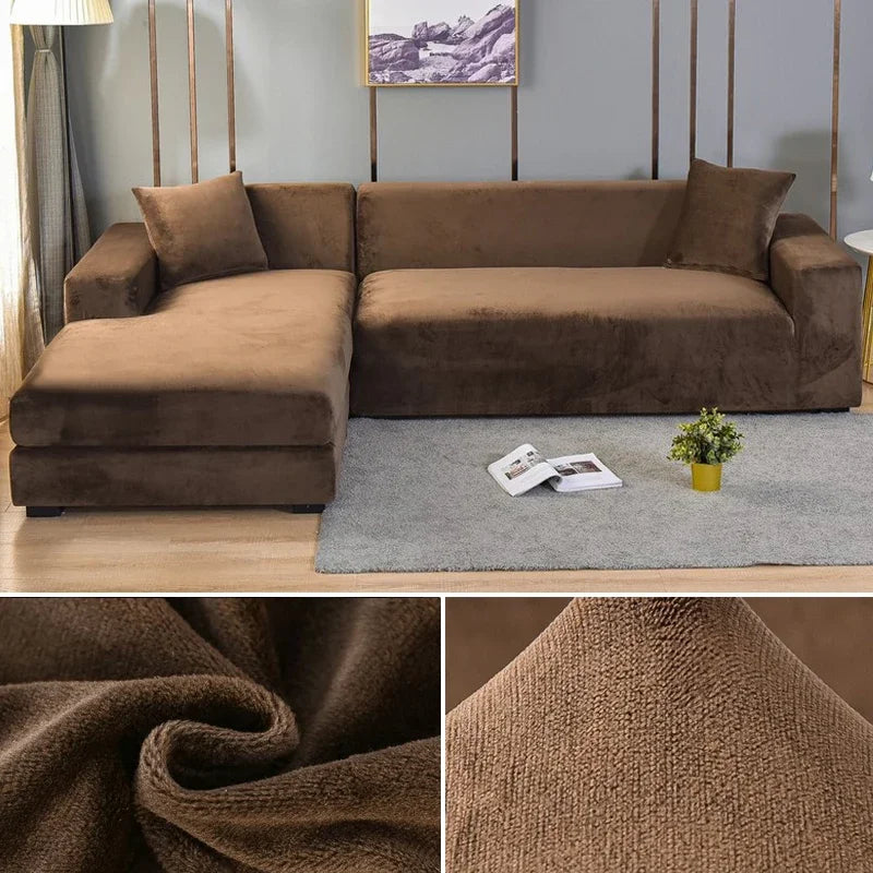 Stretch-Fit Machine-Washable Pet Sofa Cover