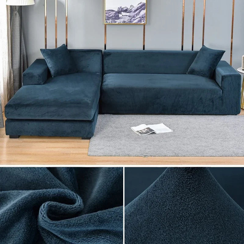 Stretch-Fit Machine-Washable Pet Sofa Cover