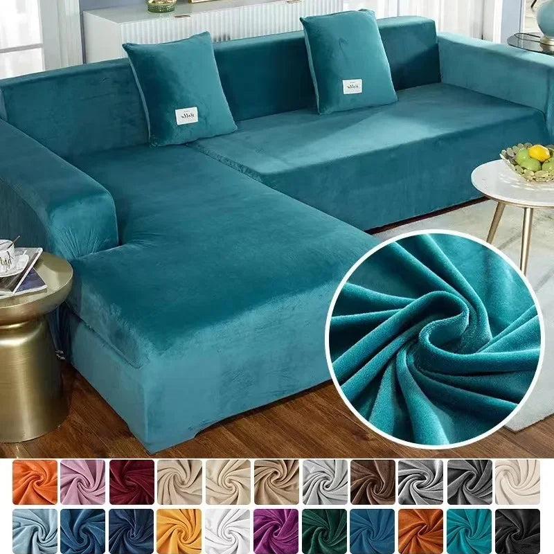 Stretch-Fit Machine-Washable Pet Sofa Cover