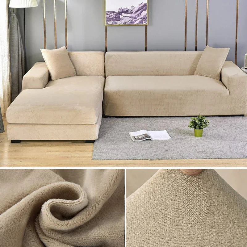 Stretch-Fit Machine-Washable Pet Sofa Cover