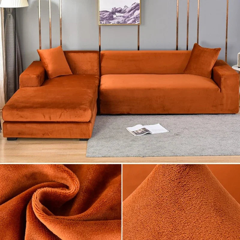 Stretch-Fit Machine-Washable Pet Sofa Cover