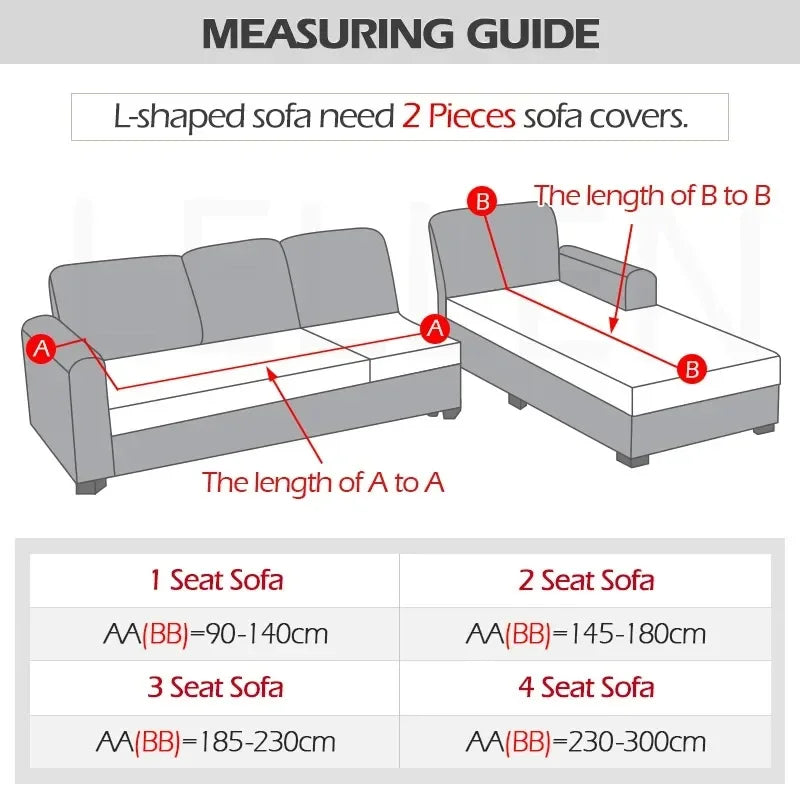 Stretch-Fit Machine-Washable Pet Sofa Cover