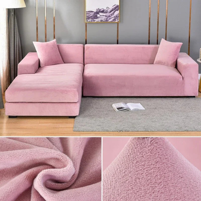 Stretch-Fit Machine-Washable Pet Sofa Cover