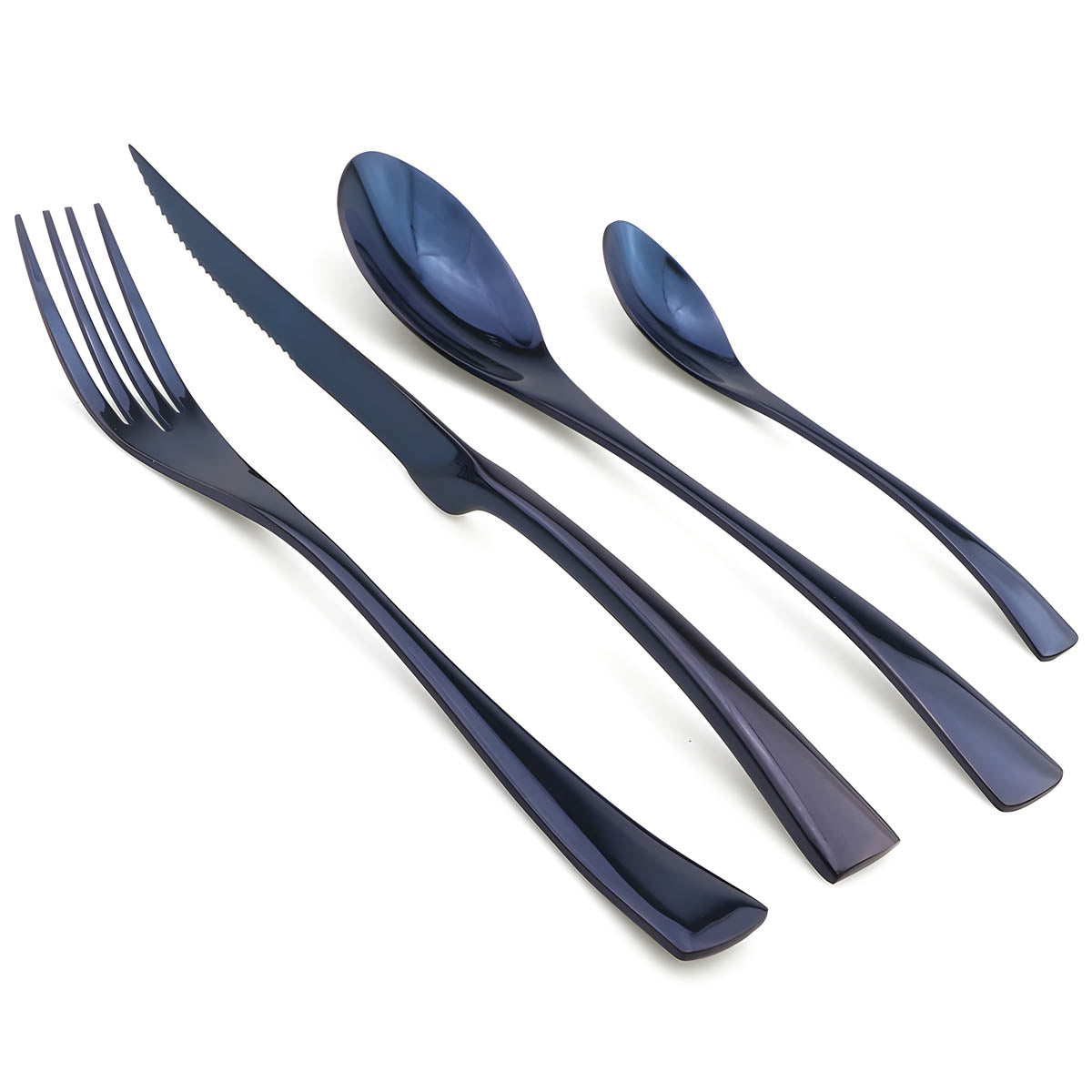 Stylish Stainless Steel Cutlery Set with Ergonomic Design – Available in Multiple Finishes for Elegant Dining