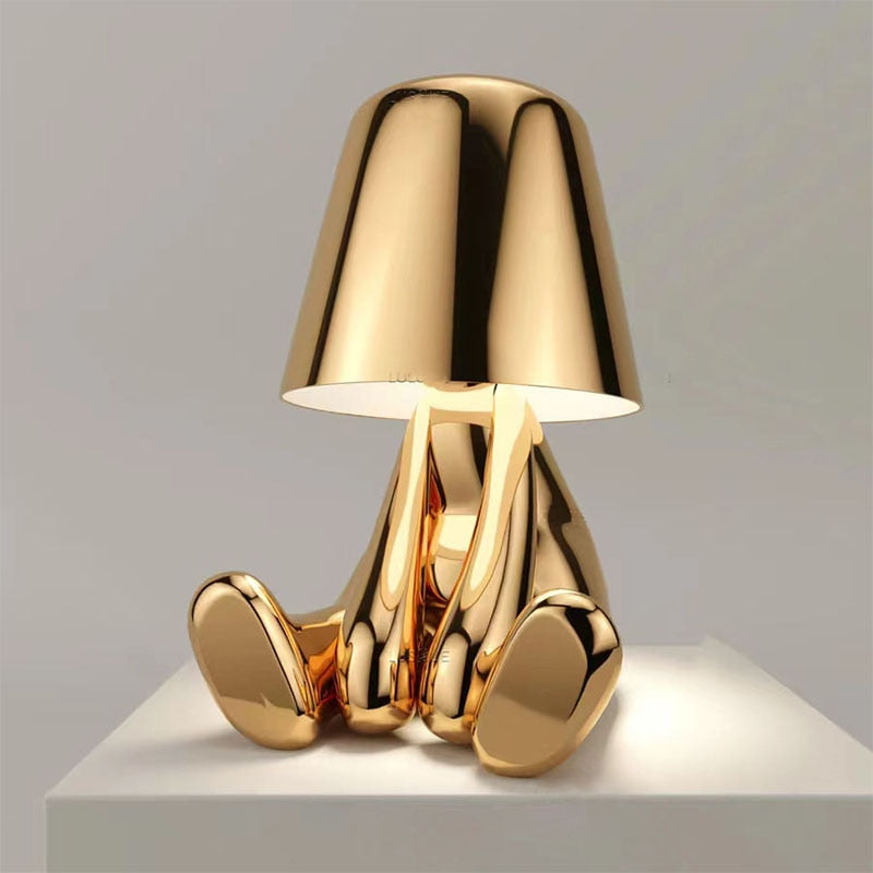 Stylish Rechargeable LED Lamp with Adjustable Brightness – Modern Design for Home and Office 0
