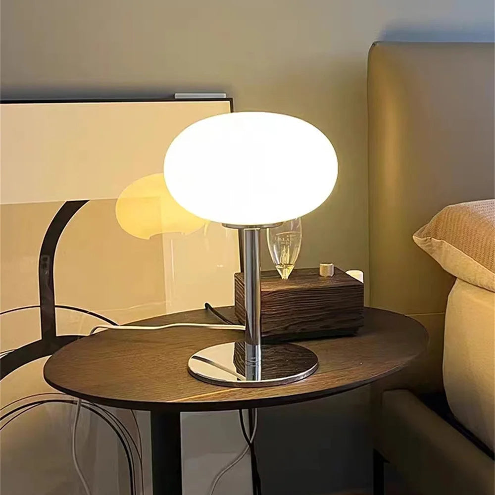 Stylish Wireless Table Lamp with Adjustable Brightness – Iconic Bauhaus Design for Home, Office, or Outdoor Use 0