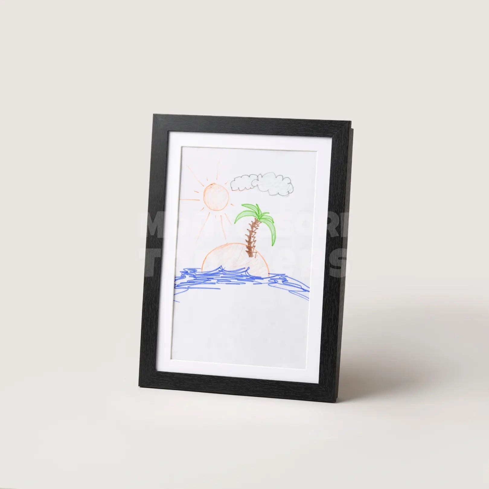 Toddler Art Display Frame for A4 and A3 Drawings - Front Opening Design, Child-Friendly Gallery Storage Solution 6