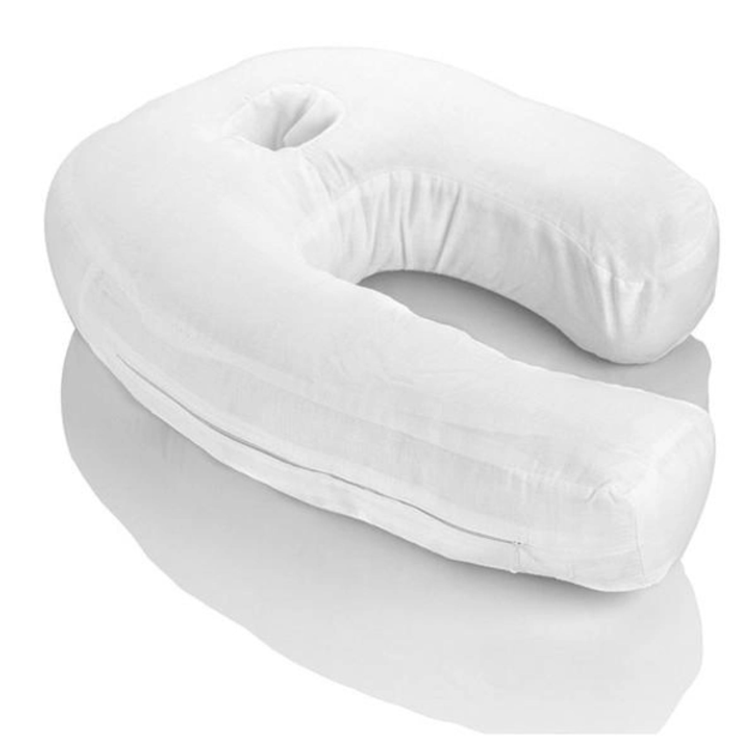 U-Shape Contour Pillow for Side Sleepers – Ergonomic Memory Foam with Ear Space for Neck Pain Relief 5