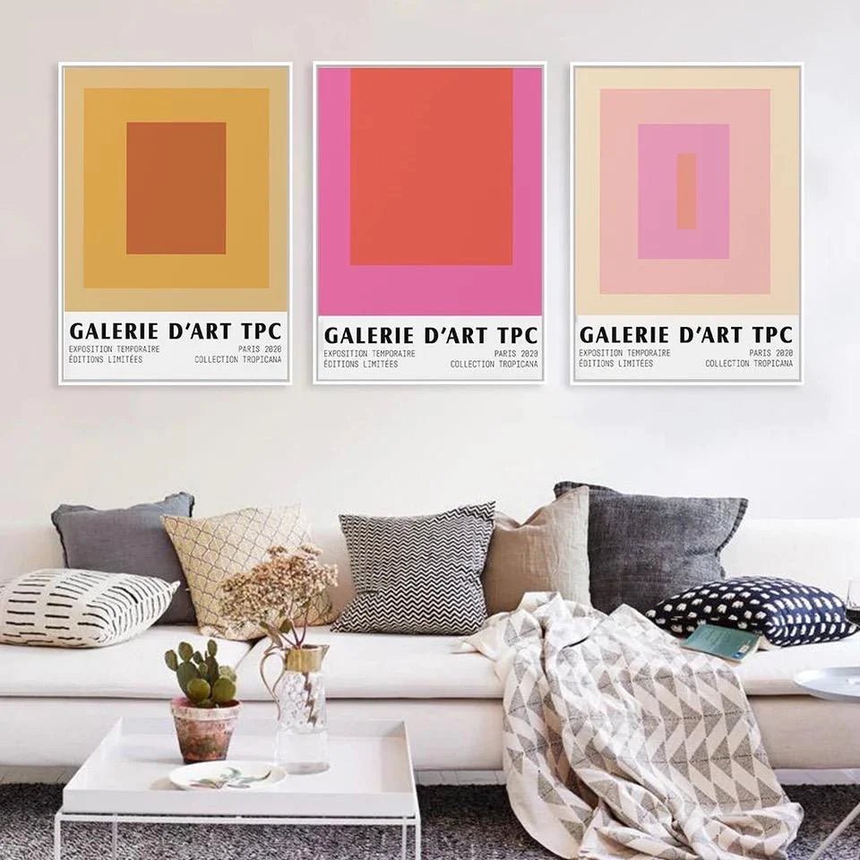 Vibrant Abstract Canvas Print – 280gsm High-Quality Canvas Wall Art for Home and Office Decor 3