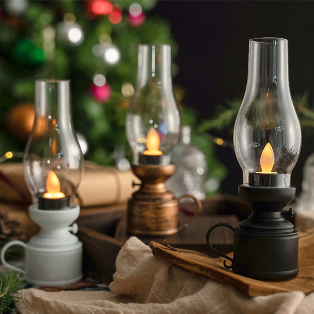 Vintage LED Candle Lamp with Realistic Flickering Flame – Indoor and Outdoor Safe Decorative Light 1