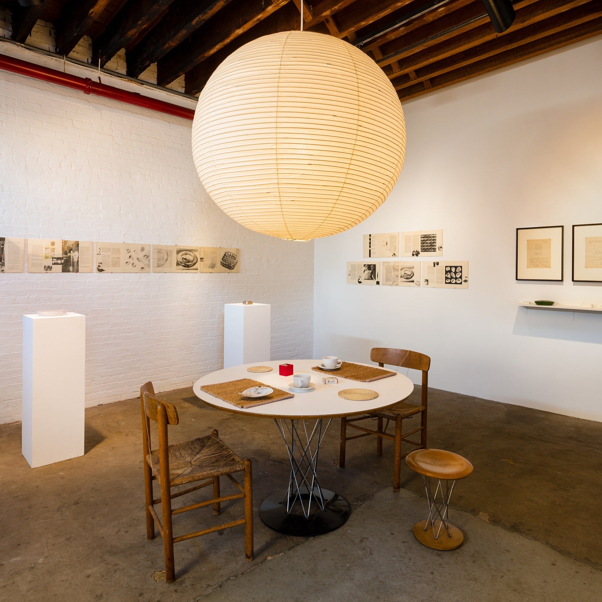 Washi Paper and Bamboo Ceiling Light Fixture – Adjustable Pendant Lamp for Modern Indoor Spaces, Warm Glow Lighting 2