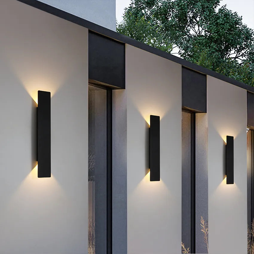 Waterproof Aluminum Outdoor Wall Light – Modern Garden Wall Lantern for Patios and Exterior Spaces 0