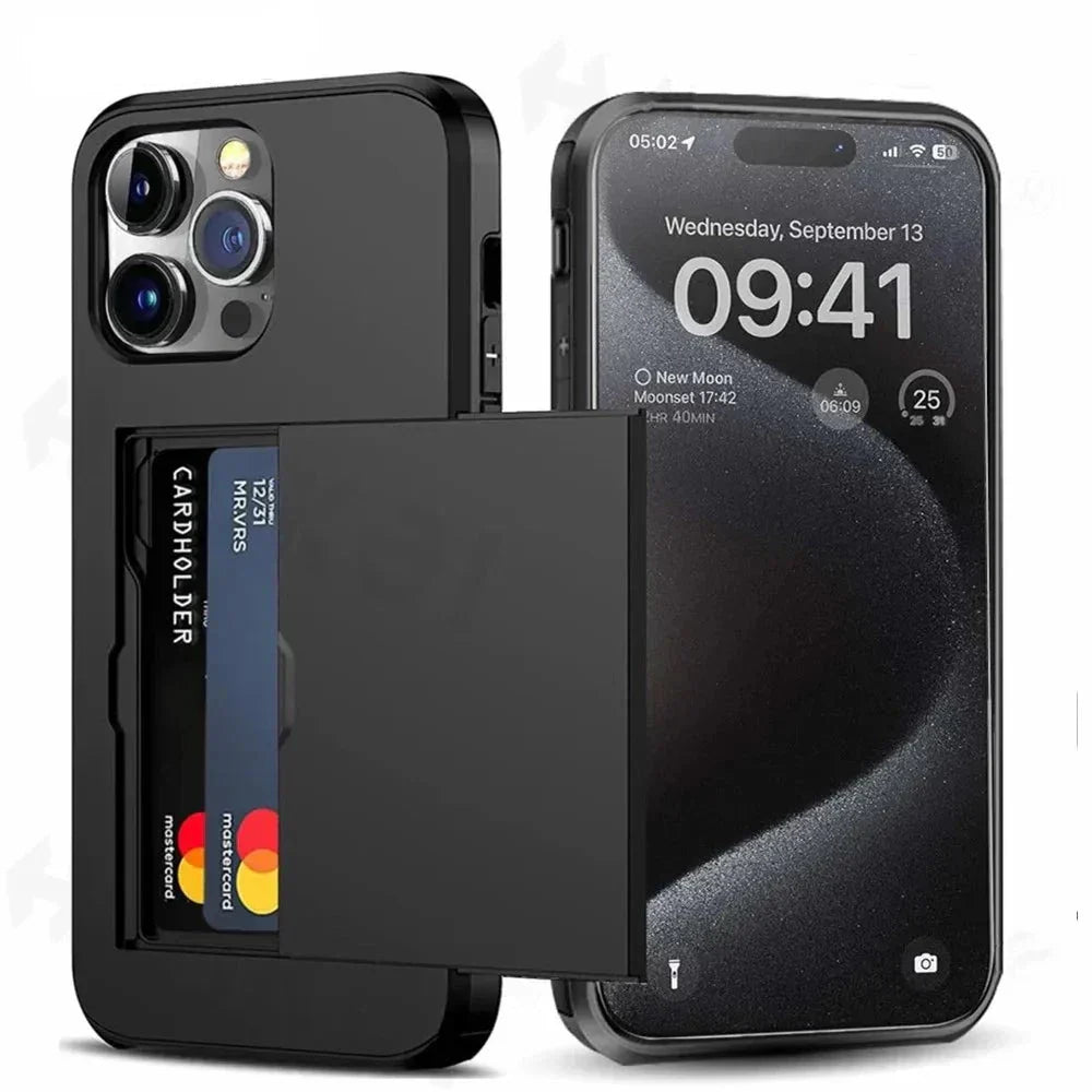 Wireless Slim Wallet Shockproof Phone Case