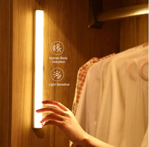 Wireless LED Light Bar with Motion Sensor – Flexible Length Options and USB or Battery Power 1